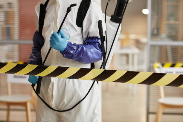 Professional Biohazard technician working in Lone Tree, IA
